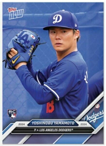 ☆送料無料☆山本由伸 日本未発売 2024 topps NOW Road To Opening Day ロサンゼルス・ドジャース