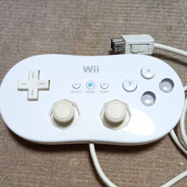 Wii クラシックコントローラー シロ
