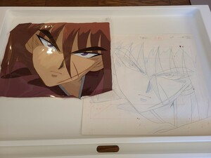 [S] Rurouni Kenshin цифровая картинка автограф анимация имеется 