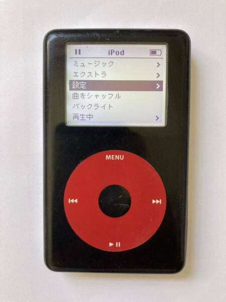 iPod 第4世代　a1059 U2 Special Edition 20GB→ SD64GB 大容量化&新品バッテリー交換実施　ドッグ周辺凹みあり