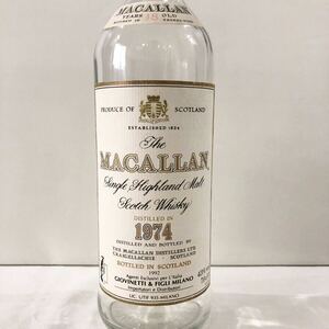 マッカラン 18年 1974 空瓶 700ml