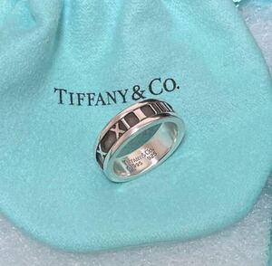 美品 Tiffany&co. Tiffany ティファニー 指輪 ナロー リング アトラス 13号 アクセサリー silver 925 シルバー925 スターリングシルバー