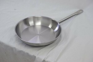 [ used / special price ]240423006 business use stainless steel fry pan 28cm IH correspondence direct fire correspondence fry pan ki Pro Star IHFP-28 KIPROSTAR electromagnetic ranges correspondence 