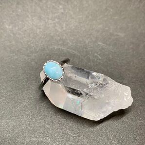 【龍神様の霊石】霊水のラリマーリング【ヒーリングストーン カリブ海の宝石】