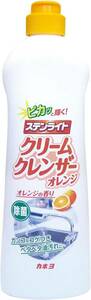 カネヨ石鹸 液体クレンザー ステンライト クリ-ムクレンザー オレンジの香り 400g