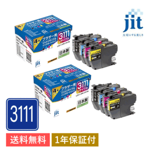 LC3111-4PK 対応 ジット リサイクルインク JIT-B31114P 4色セット 2箱セット