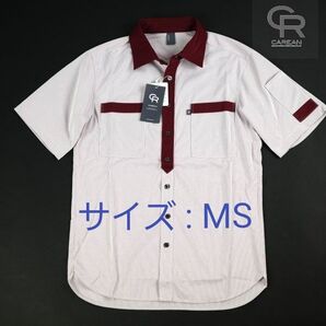 【新品】CAREAN トリコット素材 半袖ニットシャツ(MS) ※4893※1132