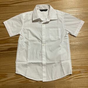  white short sleeves button shirt formal 130