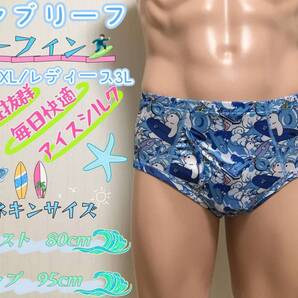 ◆パンティー◆ショーツ◆サーフィン◆170cm~◆レディース3L◆アイスシルク◆クロッチ付き◆ガールズブリーフ◆1枚◆ならぱんちゅはんばい