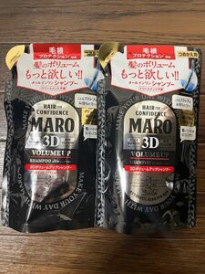 MARO　3D　シャンプー　つめかえ用　380ml　2個