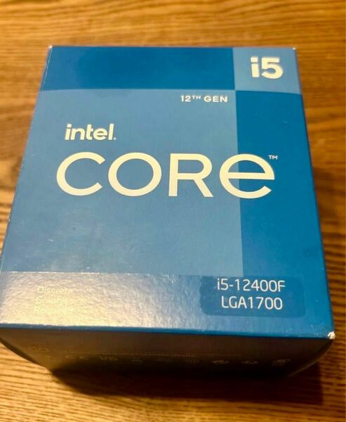 新品 未使用品 Intel Corei5-12400F インテル プロセッサー クーラー 迅速発送！