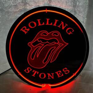  low ring Stone z neon tube signboard Rolling Stones neon autograph interior light american miscellaneous goods Vintage [48
