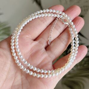 天然逸品パール真珠(小米珠)ネックレス(番号A3764)