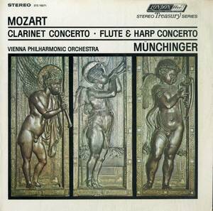 A00552235/LP/Vienna Philharmonic Orchestra/Karl Munchinger「Mozart/Clarinet Concerto Flute & Harp Concerto」