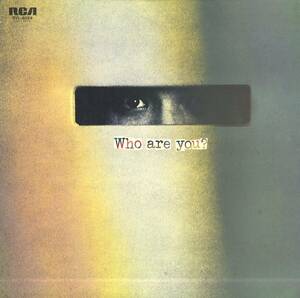 A00564905/LP/桑名正博「Who Are You ?」