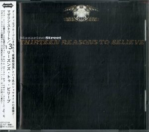 D00126029/CD/マザリン・ストリート(MAZARINE STREET)「Thirteen Reasons To Believe +2 (1997年・QTCY-2104・インディーロック・ロック