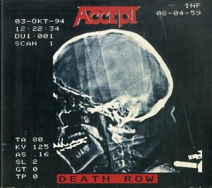 D00151674/CD/アクセプト(ACCEPT・U.D.O.)「Death Row (1994年・VICP-8134・ヘヴィメタル)」