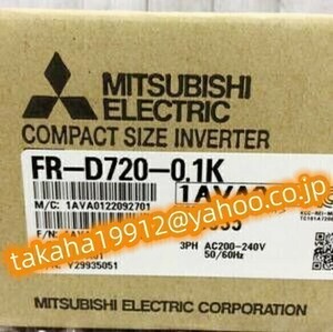 ◆【新品！】　三菱電機 FR-D720-0.1K インバーター【６か月安心保証】