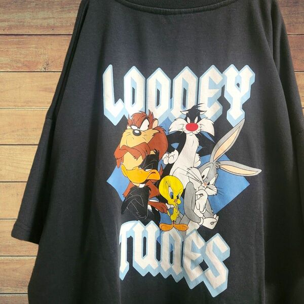 【即日発送/希少サイズ】Looney Tunes 　プリントTシャツ　3L