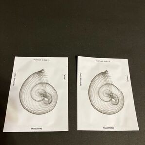 TAMBURINS THE SHELL PERFUME HAND CHAMOのサンプル2個セット