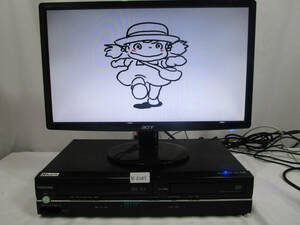 TOSHIBA ビデオ一体型DVDプレイヤー SD-V800 DVD/ビデオ再生確認済 リモコン無 管理番号E-2167
