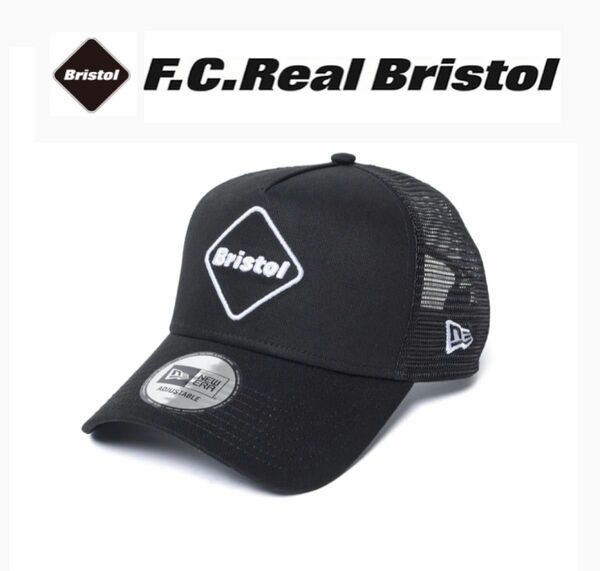F.C.Real Bristol NEW ERA MESH CAP Black エフシーレアルブリストル ニューエラ キャップ
