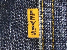 即決★リーバイス68606★W30 濃紺 ビンテージ復刻 スキニー ジーンズ Levis メンズ ビッグE デニム オレンジタブ スリム パンツ ローライズ_画像6