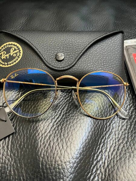 RayBan RB3447 ROUND METALにクリア調光レンズ　サイズ50