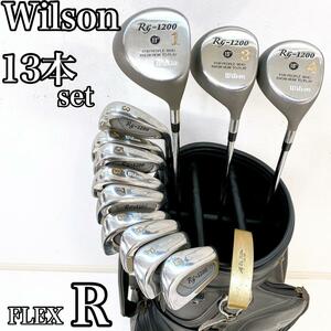 Wilson ウィルソン Rg-1200 メンズ ゴルフ クラブ 初心者 セット 13本 FLEX:R