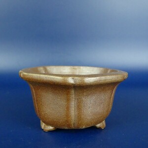  bonsai pot Tokoname .. small bowl long side approximately 6.5cm wheel flower pot out . mud pot reality goods new goods 