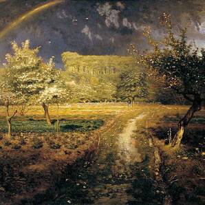 新品 ミレー「春」の特殊技法高級印刷 A4版サイズ 額なし 特価980円(送料込)即決