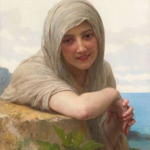 新品 ウィリアム・ブーグロー「お土産」の特殊技法高級印刷 A4版サイズ 額なし 特価980円(送料込)即決