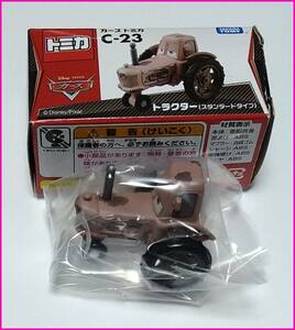 箱難　未使用　カーズ　トミカ　C-23　トラクター (スタンダードタイプ)　廃番品　タカラトミー　ミニカー　CARS TOMICA TRACTOR　保管品