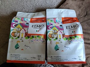 ELMO Elmo dog food for mature dog Italy made Duck & potato 3kg go in 4 sack set cheap image is amount differs 