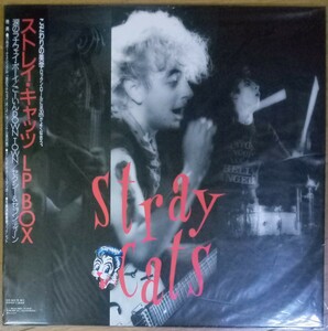 貴重盤・完品・未使用品 / ストレイ・キャッツ・LP BOX (Japan Vinyl OBI レコード) / Stray Cats / ネオロカビリー / Brian Setzer