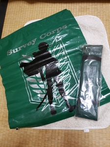進撃の巨人×リアル脱出ゲーム グッズ(ビニールバッグ&スタジアムクッション) リヴァイ兵長 謎解き