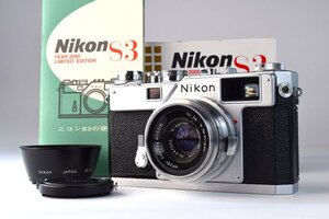 【本体極上品】箱付き Nikon/ ニコン S3 2000年記念復刻モデル ＋ レンズ W-NIKKOR・C 3.5cm F2.5 動作確認済