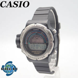 え05096/CASIO カシオ/クオーツ/メンズ腕時計/バロメーター/デジタル/BM-510W