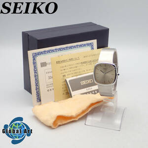 え05471【極美品】SEIKO セイコー/クオーツ/メンズ腕時計/文字盤 シルバー/5854-5000/箱・付属品付