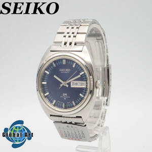 え05405/SEIKO セイコー/LM ロードマチック/自動巻/メンズ腕時計/25石/文字盤 ブルー/5606-7140