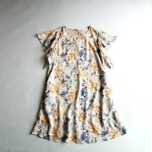 tocco closet トッコクローゼット フレア袖 花柄ワンピース Mサイズ 24-0604bu02