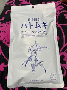 日本製 新品未開封 ハトムギ デイリー フェイスパック シートマスク マスクパック 36枚入り 美友