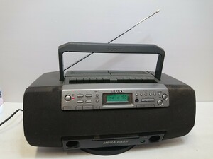 管理1038 SONY ソニー CDラジカセ CFD-W57 CDプレイヤー ダブルカセット MEGA BASS リモコン欠品 動作確認済み 現状品