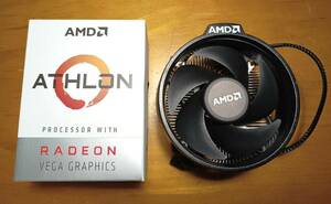 送料無料 AMD Athlon 200GE と グレードアップCPUクーラー(同梱物よりレベルアップしたRyzen向け Waith stealth)のセット 静音化 Radeon