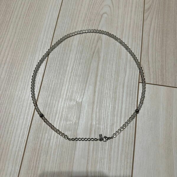 ファイテン(phiten) ネックレス チタン水晶ネックレス(5mm) 50cm