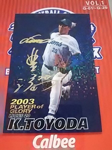 カルビー プロ野球チップス 2004 インサートカード・スペシャルエディション G-17 西武 豊田清