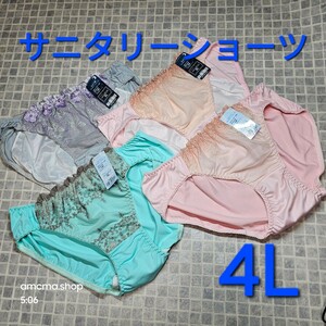 1 иен старт *16-51 новый товар 4L Париж she гигиенический шорты 4 шт. комплект днем для 2 Night для 2