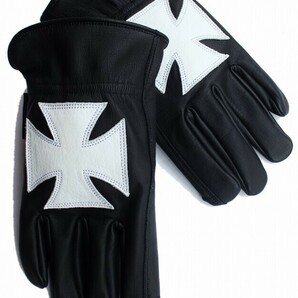 RED TAiL レッドテイル/ViSE/RKK-465/JOINT Leather Gloves〔Bk/W〕サイズL、新品、税込価格、送料無料、