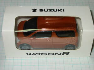 非売品☆スズキ ワゴンR SUZUKI WAGON R プルバックカー カラーサンプル ミニカー 「リフレクティブオレンジメタリック」