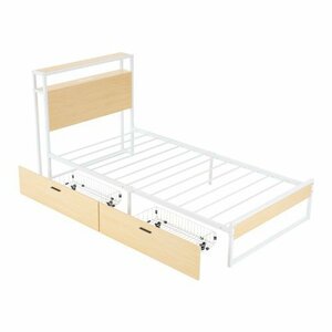  pipe bed single bed outlet attaching USB port attaching drawer attaching . low type withstand load 150kg under storage 